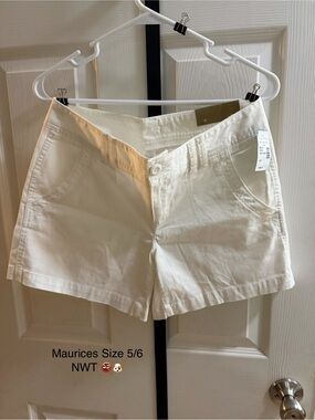 Maurices White Women's Cotton-Blend Shorts